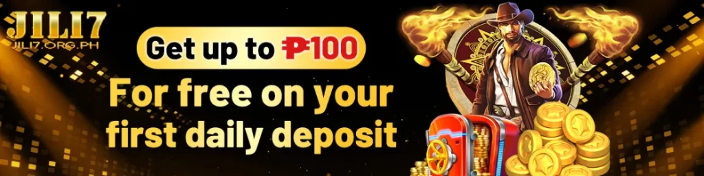 Get up to ₱100 for free on your first daily deposit